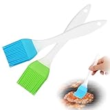 BOUMVID 2 Stück Silikon Backpinsel, Küche Pastry Brush, Backen Silikonpinsel, Lebensmittel...