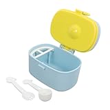 FRCOLOR Milchpulver Spender für Kleinkinder Tragbarer und Luftdichter Formelbehälter mit und...