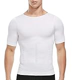 SLIMBELLE Shapewear Herren Kompressions Shirt Figurformende Bauchweg Unterwäsche Unterhemd Shape...