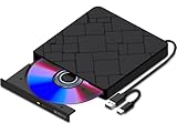 Externes CD DVD Laufwerk für Laptop USB 3.0 Type-C Tragbar DVD CD+/-RW Brenner Writer Reader Player...