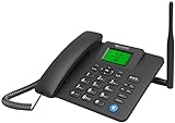 simvalley Communications Tisch-Telefon: 4G-Tischtelefon, Hotspot-Funktion, WLAN, Akku,...