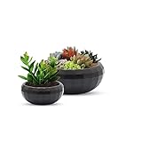 LANTBERG®️ | Premium 2er-Set Blumentopf 4,2 L + 0,7 L | Selbstbewässerungssystem mit...