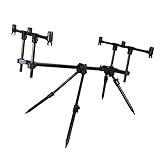 Arapaima Fishing Equipment® Rod Pod 'flexleg' | Aluminium Rutenhalter | Rutenauflage für 3...