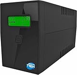SIMPLETEK - USV Unterbrechungsfreie Stromversorgung | LCD-Display mit APP Management | 2000VA /...