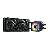 ENERMAX LIQMAXFLO SR 240mm CPU AIO Liquid Cooler (LGA 1700, 1200, AM5, AM4)- Xtreme Dual Chamber PWM...