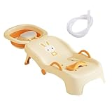 Siuwddee Kinder Haarewaschen Stuhl - Klappbarer Kinder Shampoonier Liegesitz - Neigefunktion Für...