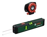 Bosch Laser-Wasserwaage UniversalWallLevel (3-in-1-Werkzeug: Wasserwaage, Linienlaser zum einfachen...