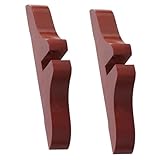 Uonlytech 2 Stück Stabile Raumteiler Standfüße aus Holz Verdickte Trennwandhalterung Langlebige...