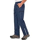 Jogwits Regenhose Herren Fahrrad Wasserdicht Leichte Winddicht Reflektierende Winter Outdoorhose zum...