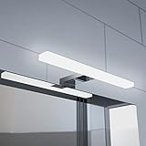 YIQAN led spiegelleuchte badezimmer 4000K natürliches weißes Licht 30cm led spiegelleucht 8w 880lm...