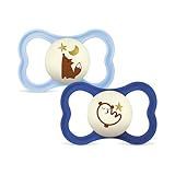 MAM Supreme Night Schnuller | 16+ Monate | leuchtende Babyschnuller | 94% Akzeptanz | beugt...