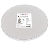 ScrapCooking - Silber Tortenunterlage Rund - Cake Board Ø 30 cm - Karton Pappe - Kuchenplatte...