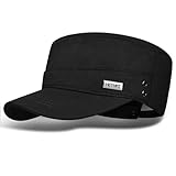 BSBUY Military Style Hut Unisex Freizeit Army Cap Herren Damen 100% Baumwolle Einstellbare Kappe...