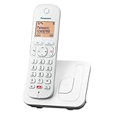 Panasonic KX-TGC250SPW Digitales Schnurloses Telefon Für Senioren Mit Unwünschter Anrufsperre,...