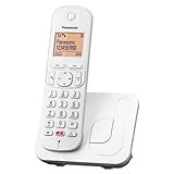 Panasonic KX-TGC250SPW Digitales Schnurloses Telefon für Senioren mit Anrufsperre, leicht zu...