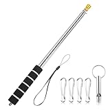 Dantolo Telescopic Flagpole, Flagge Stange,Flaggen Stab,Telescopic Pole 3 m for Travel, Outdoor...