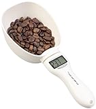 PEARL Feinwaage: Digitale XL-Löffel-Waage mit LCD-Display und 250 ml Volumen, bis 800 g...