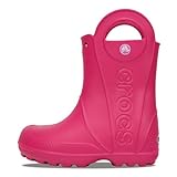 Crocs Handle It Rain Boot K, Unisex-Kinder Gummistiefel, Pink (Candy 6x0), 24/25 EU