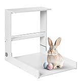 Geuther 4872 Wandwickelregal Wicki Regal mit Wickelauflage (platzsparendes Kinderzimmerzubehör...