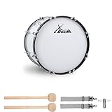XDrum MBD-218 Marsch Bass Trommel, Fußball Pauke 18' x 12' (6,5 kg, 4 Ösen, Spannschrauben, inkl....