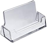 Taymar® Visitenkartenhalter im Querformat, DIN A8 (95×52mm), Transparent