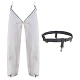 Lembeauty Wanderregenhose | Leichte Regenhose Mit Gürtel,Elastische Knöchellange Überhose...