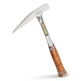 Estwing E13P Pickhammer, spitzer Kopf, Ledergriff, robust, 370 g