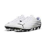 PUMA Herren Attacanto Ii Fg/Ag Fussballschuh, Weiß Schwarz, 43 EU