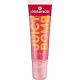 essence cosmetics JUICY BOMB shiny Lip Gloss, Nr. 04 Crazy Cherry, rot, strahlend frisch, glänzend,...