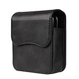 Leder Handy Gürteltasche Herren Schwarz für Galaxy Z Flip 7 6 5 4 3 5G Handytasche Leder...