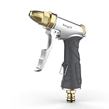 Ibergrif Gartenbrause, Metall Handbrause Reinigungsspritze, 4 Bewässerungsmuster mit...