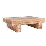Jiakalamo Tritthocker Holz, Multifunktionaler Stabiler Tritthocker, Massives Holz für hohe Betten...