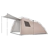 BMDHA Camping Zelt 4-6 Personen, Automatisches Popup Campingzelt, Tragbarer Faltbarer Regenschutz...