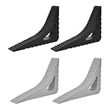 Luxvara 4 Stück Türkeil, Fensterstopper, Türstopper Boden, Gummi Türstopper Rutschfest, Keile...