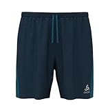 Odlo Herren Laufshorts ESSENTIALS 6 INCH, blue wing teal - saxony blue, M