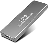 20 TB externe Festplatte USB-C USB 3.1 tragbare HDD Professionelle externe Festplatte Great für PC...