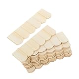 PERSELOSO 36stücke Teiliges Aus Holz-Dollhouse-dachziegeln Unbehandelte Miniatur-zubehörteile Für...