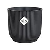 elho Vibes Fold Rund Mini 9 Pflanzentopf - Blumentopf für Innen - 100% recyceltes Plastik - Ø 9.3...