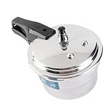 Tomantery Schnellkochtopf, 3 L, Aluminium-Herd, Effizienter Einmachtopf mit Dampfgarer für die...