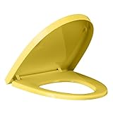 Toilettensitze mit Absenkautomatik, längliche Toilettensitze mit Absenkautomatik, Scharniere mit...