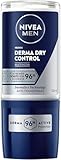 NIVEA MEN Derma Dry Control Maximum Deo Roll-on, Deodorant mit 96h extremem Schweißschutz,...