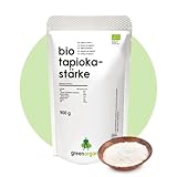 Tapiokastärke Bio - glutenfrei - ideal Backen Kochen Andicken Abbinden Mochi Bio Tapioka-perlen...