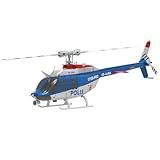 C138PRO 1/33 Modell RC-Hubschrauber - Bell 206 2,4G 6CH flybarless Einzelrotor-Fernsteuerungsmodell,...