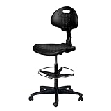 Topsit IND102 Arbeitsstuhl aus Polyurethan, ergonomischer Bürohocker, Werkstattstuhl,...