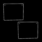 2PCS Nieschutzschild, Spuckschutz Plexiglas Schutzwand Hängend zum Aufhängen für Deckenmontage...