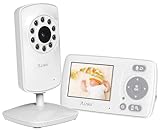 7links Babyphone Baby-Monitor: HD-Video-Babyphone mit 2,4'-LCD-Display, IR-Nachtsicht, 300 m...