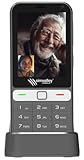 simvalley MOBILE Senioren Telefon: 4G-Senioren-Handy, Touchdisplay, Whatsapp, SOS-Funktion, GPS,...