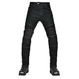 ZarufT Rider Motorradhose Herren Jeans Textil Motorrad Hose mit Protektoren 4 X Schutzausrüstung...