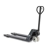 HEMMDAL Hubwagen | 2.000 kg Tragkraft | 1.150 mm Gabellänge | Lenkrad/Gabelrolle aus...