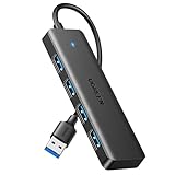 UGREEN 4-Port USB 3.0 Hub USB Verteiler 5Gbps USB Mehrfachstecker USB Splitter für MacBook, iMac,...